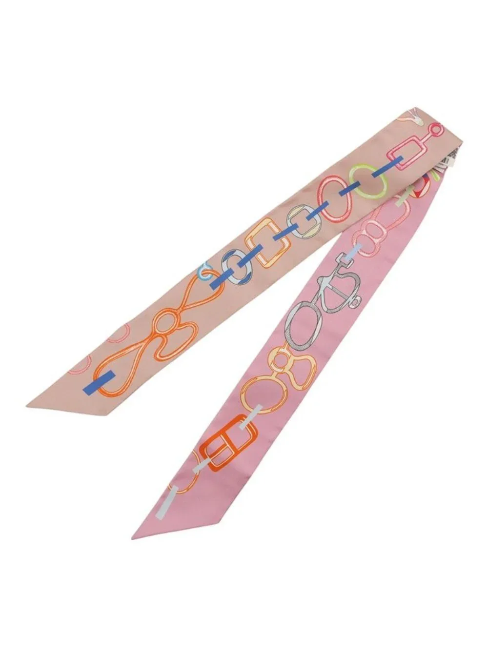 Hermes Scarf Re Boucles Silk